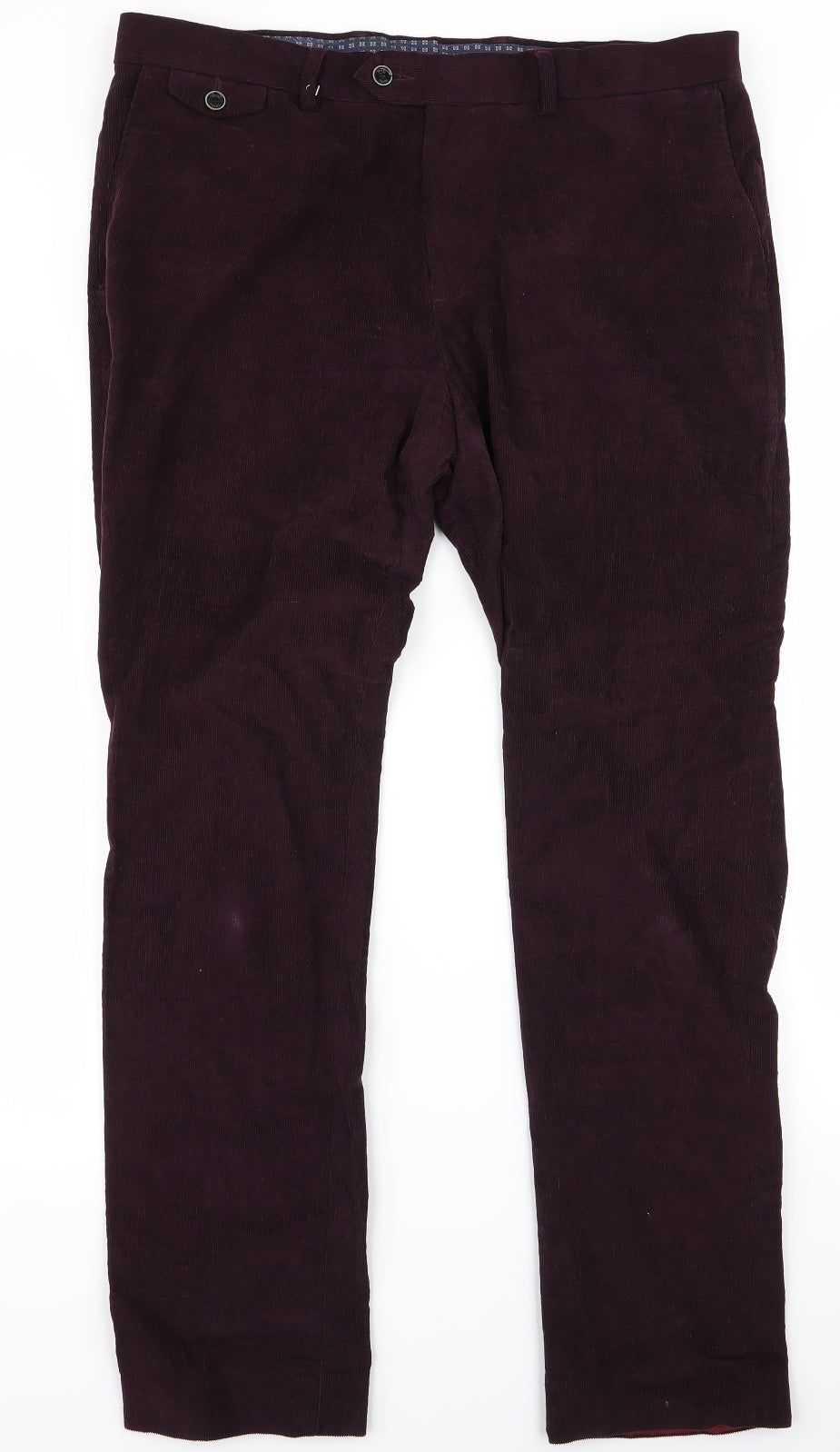 Preworn Womens Purple   Trousers  Size 36 L28 in - v