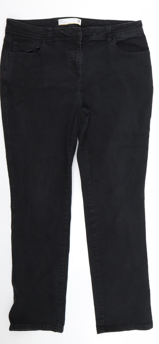 Preworn Womens Grey   Skinny Jeans Size 16 L30 in