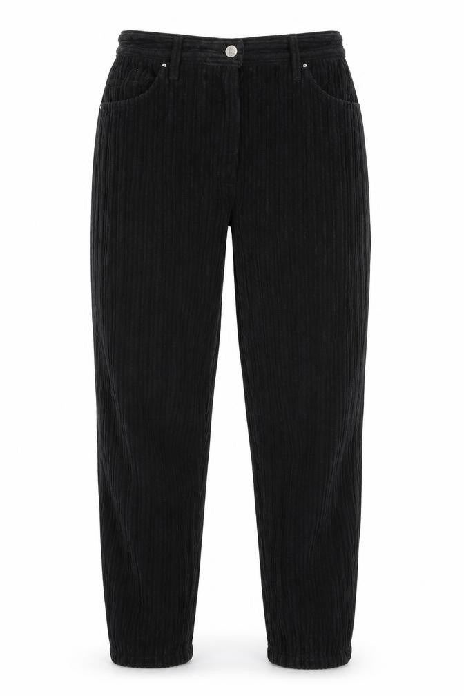 peruna Womens Black   Trousers  Size 8 L25 in