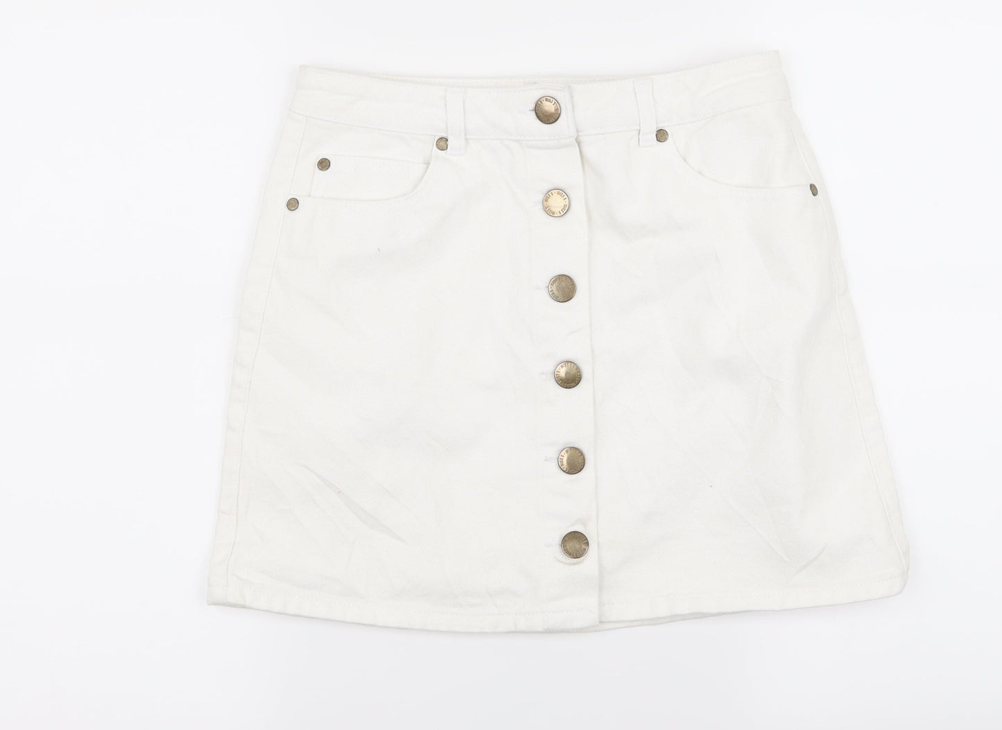 prmarki Womens White  Rayon Straight & Pencil Set Size 10