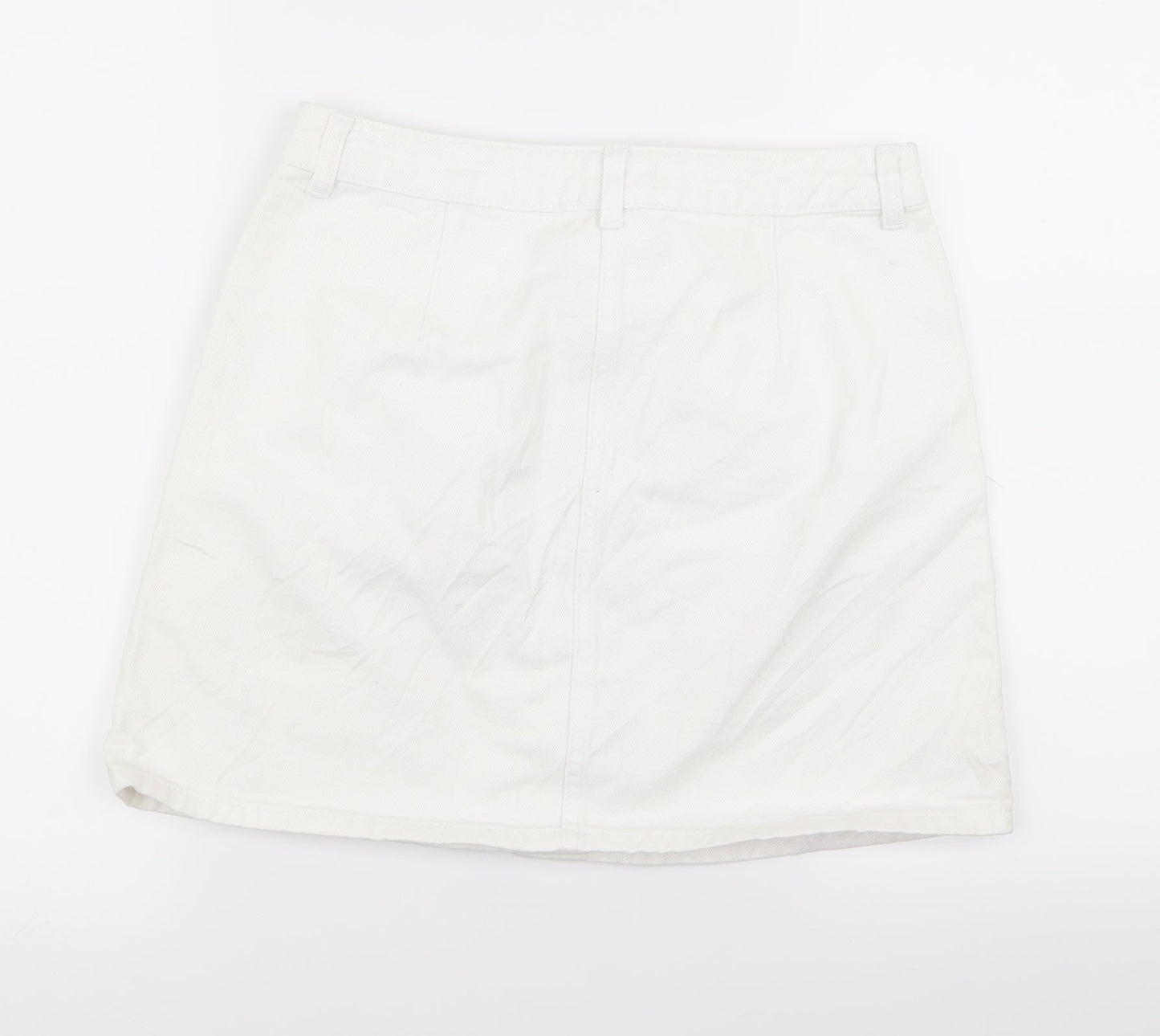 prmarki Womens White  Rayon Straight & Pencil Set Size 10