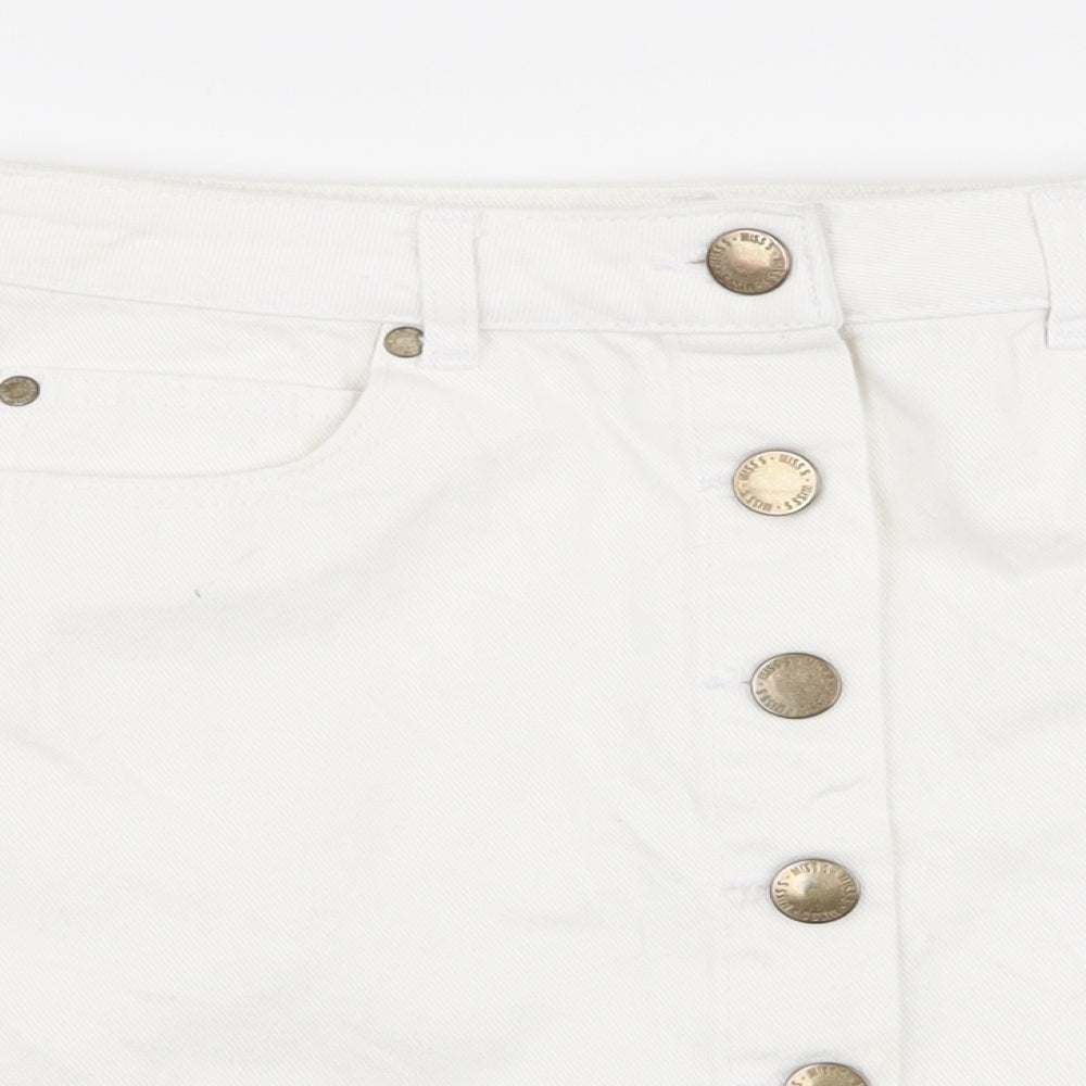 prmarki Womens White  Rayon Straight & Pencil Set Size 10