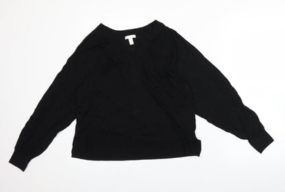H&M Womens Black   Pullover Jumper Size S