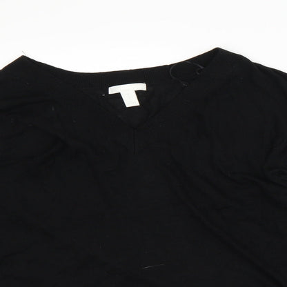 H&M Womens Black   Pullover Jumper Size S