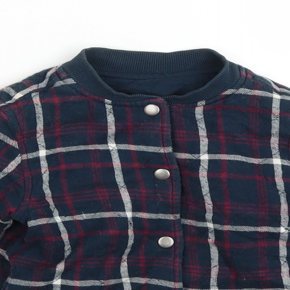 PDL Boys Blue Plaid  Jacket  Size 2-3 Years