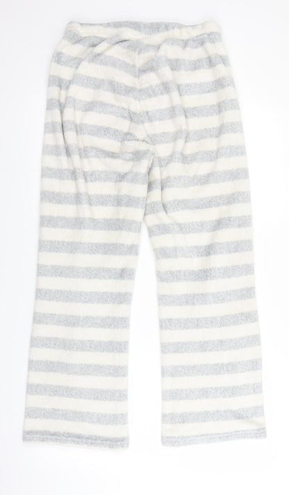 Primark Womens Grey Striped  Trousers  Size 10 L23 in