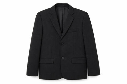 Jack ashore Mens Black Striped  Jacket Suit Jacket Size 38