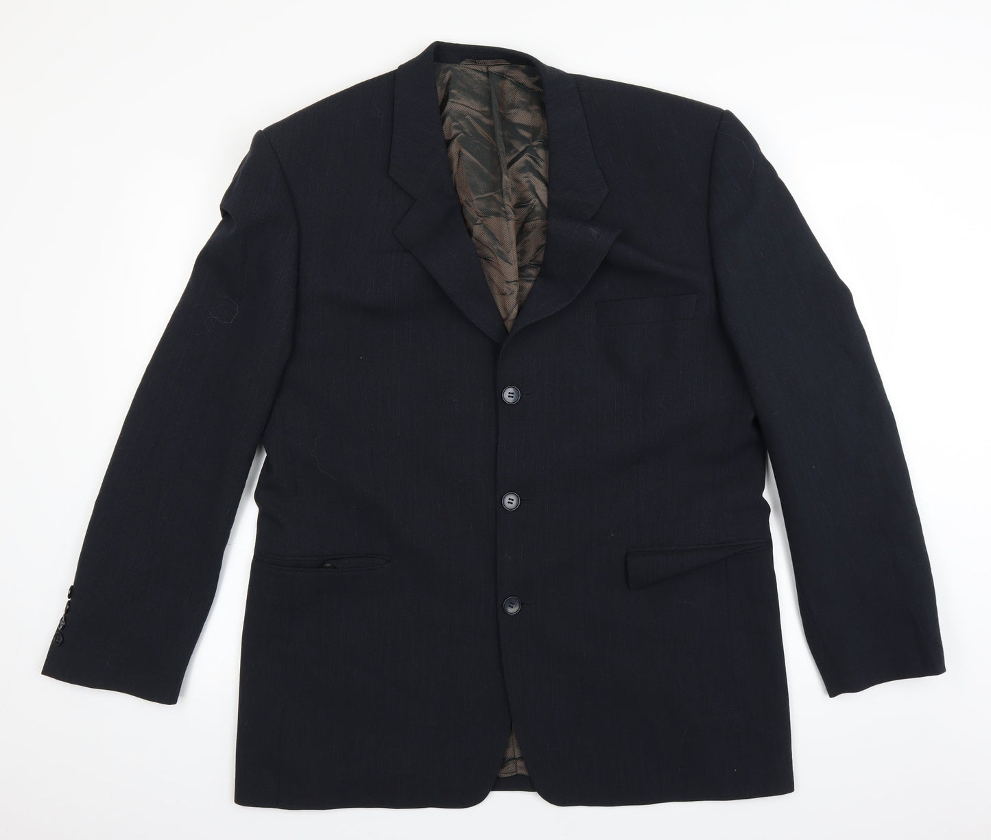 Neu Teadora Mens Blue   Jacket Suit Jacket Size 44