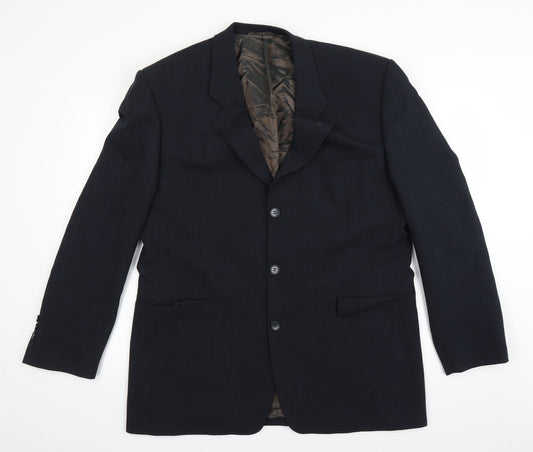Neu Teadora Mens Blue   Jacket Suit Jacket Size 44