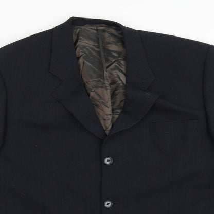 Neu Teadora Mens Blue   Jacket Suit Jacket Size 44