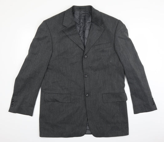 Copperstone Mens Grey   Jacket Suit Jacket Size 40