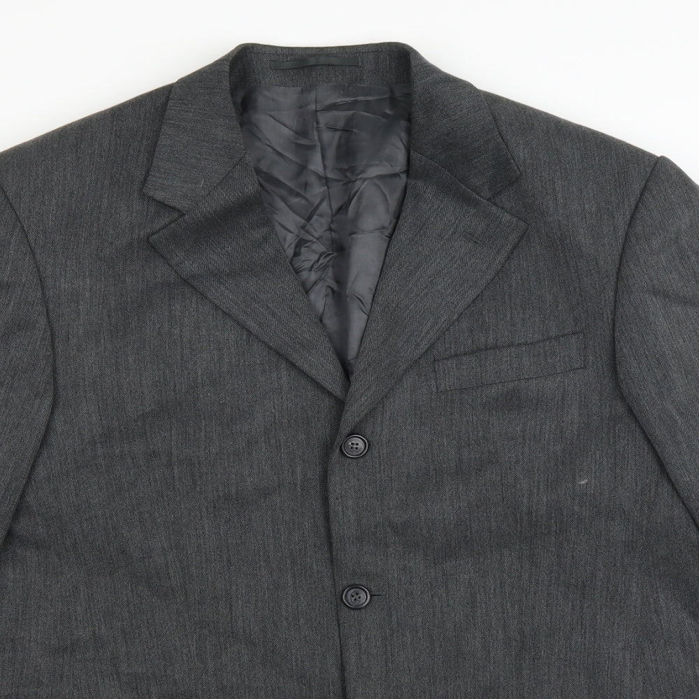 Copperstone Mens Grey   Jacket Suit Jacket Size 40
