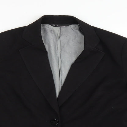 BHS Womens Black   Jacket Blazer Size 12