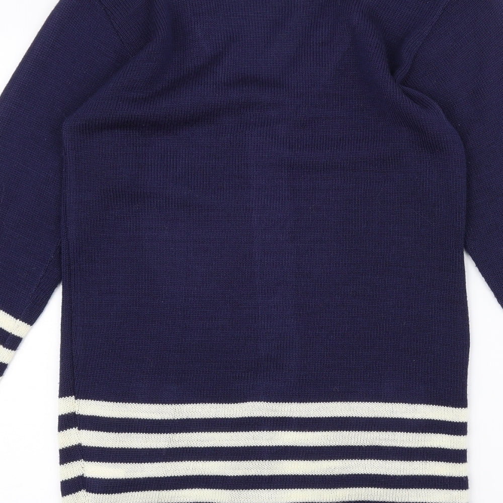 QED London Womens Blue   Cardigan Jumper Size 8