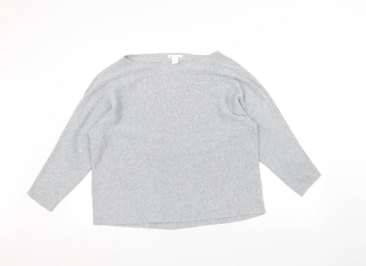 H&M Womens Grey   Pullover Jumper Size M