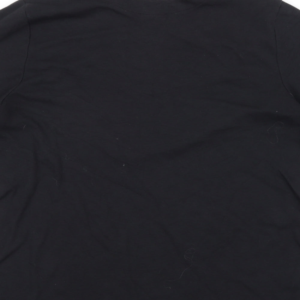WEEKENDERS Womens Black   Basic T-Shirt Size L