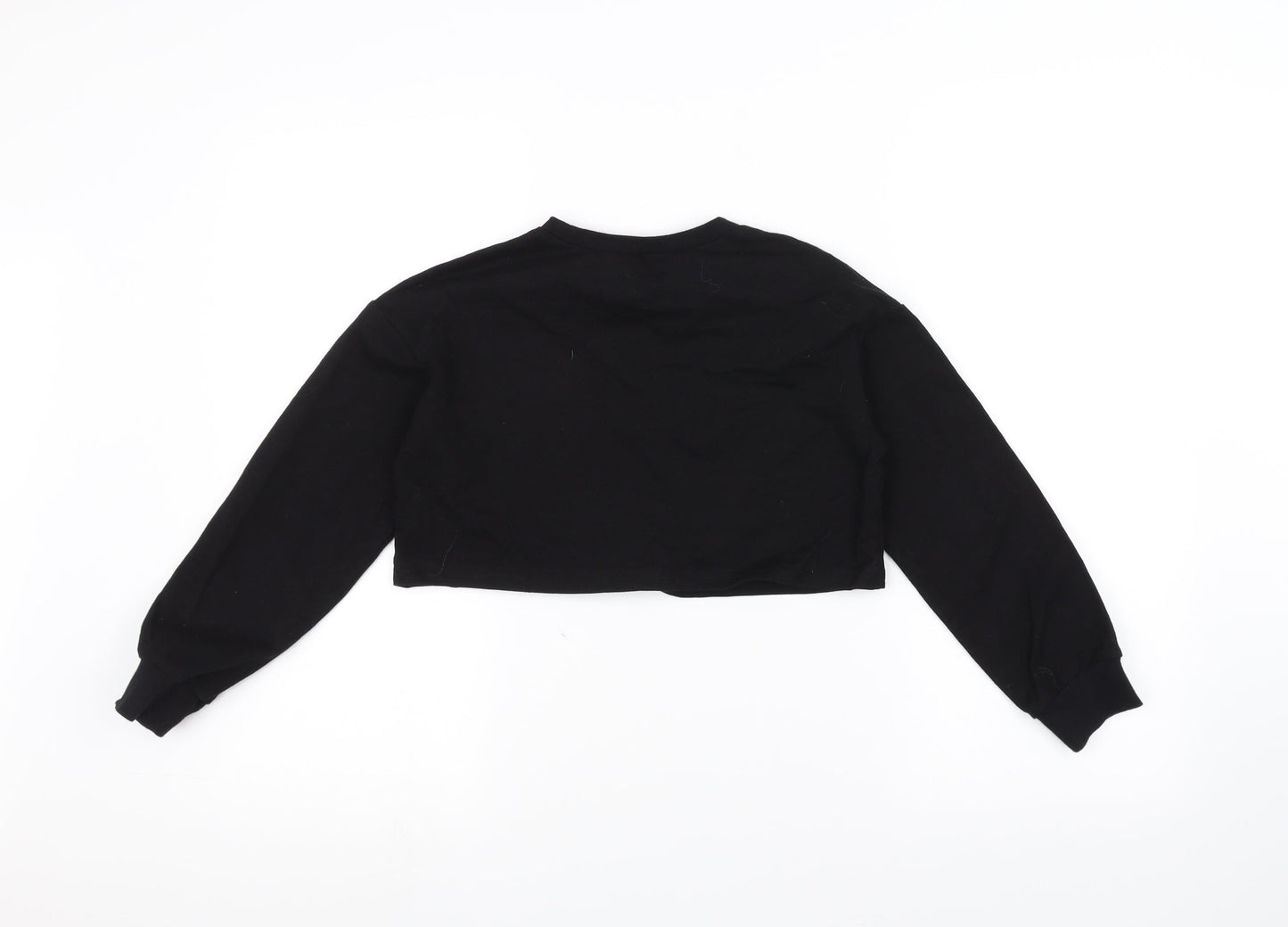 SheIn Girls Black   Pullover Jumper Size 10 Years