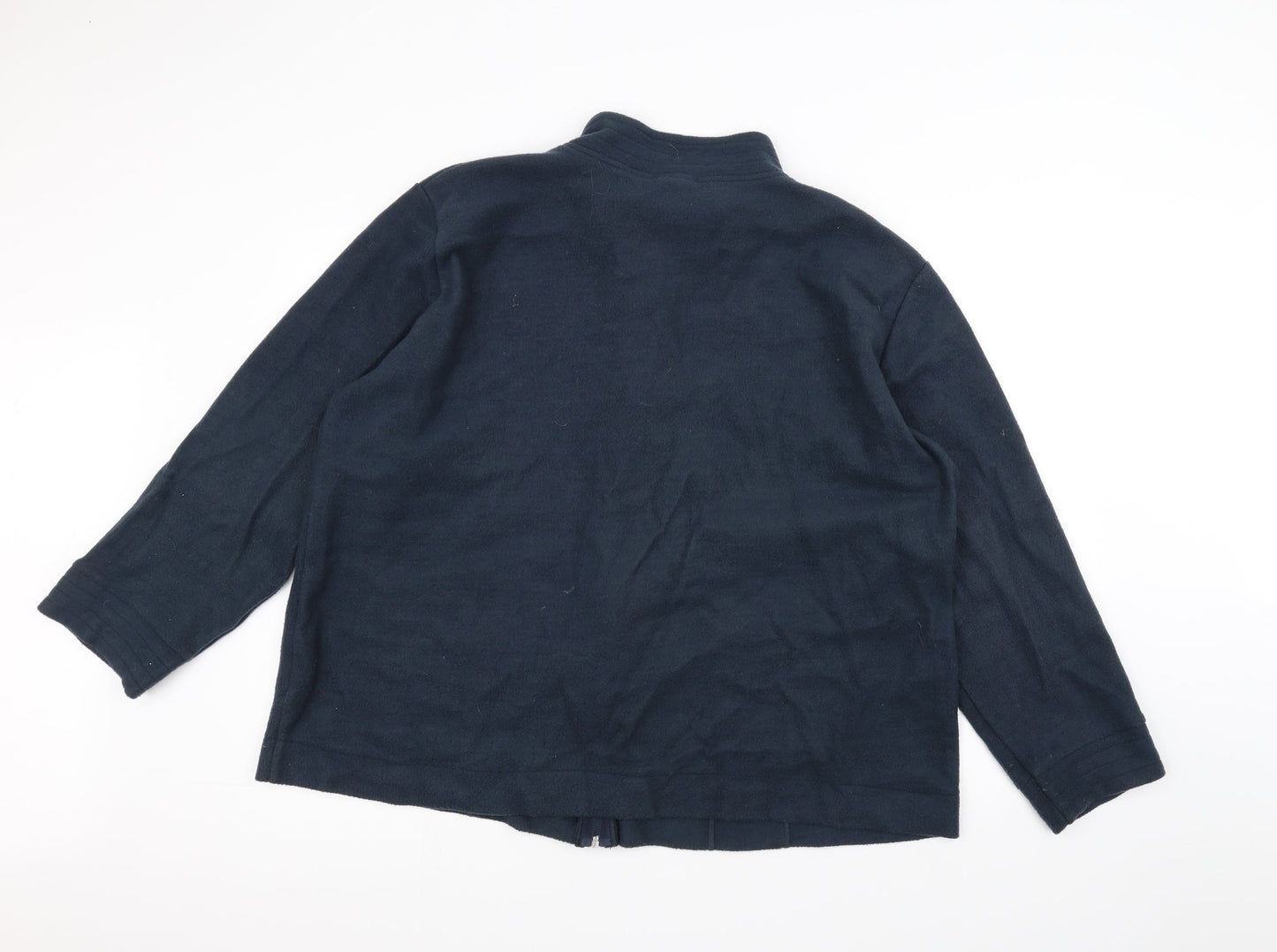 Anne De Lancay Womens Blue   Jacket  Size XL