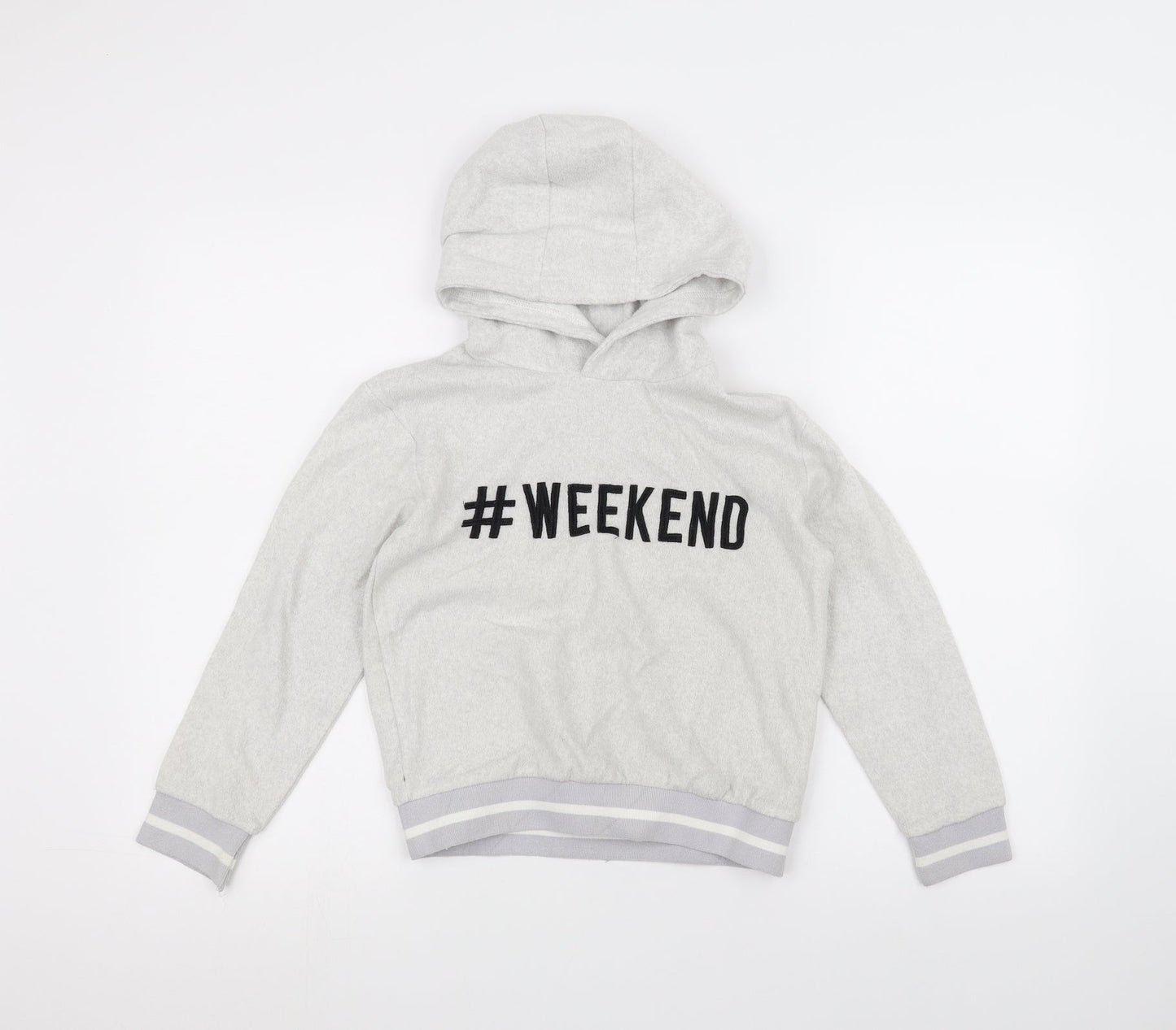 NEXT Boys White   Pullover Hoodie Size 8 Years