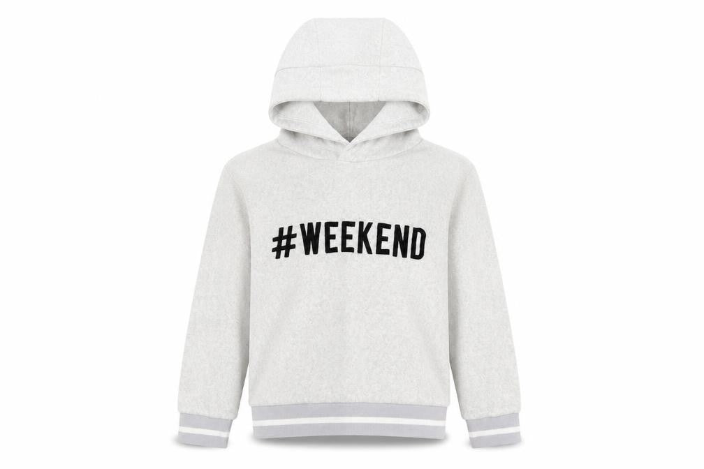 Next Boys White   Pullover Hoodie Size 8 Years