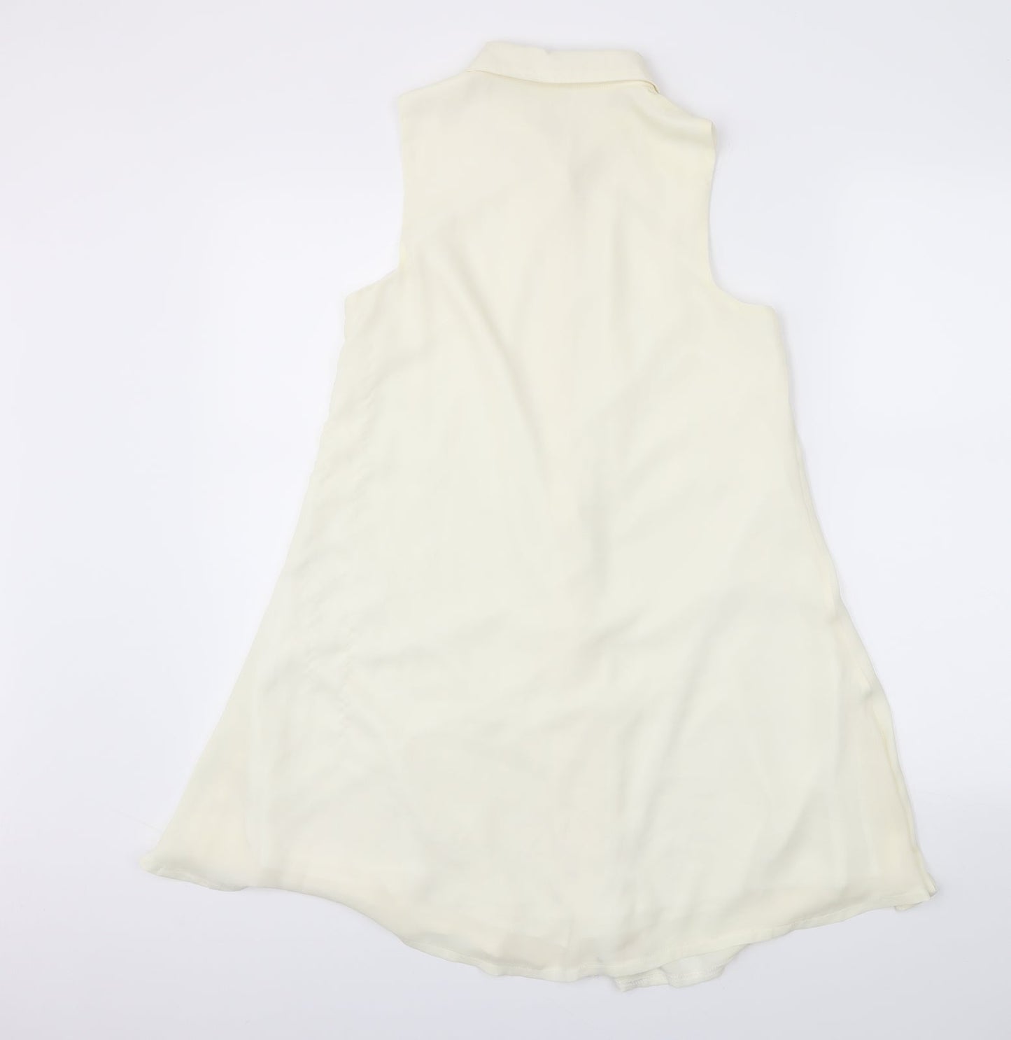 Missguided Womens Ivory   Basic Button-Up Size 8