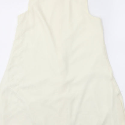 Missguided Womens Ivory   Basic Button-Up Size 8