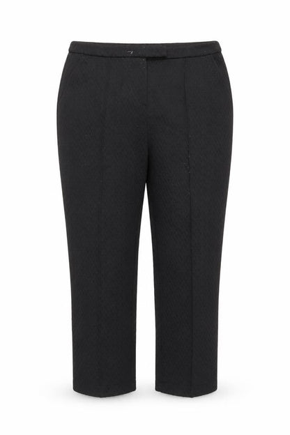 Select Womens Black   Cropped Trousers Size 12 L24 in