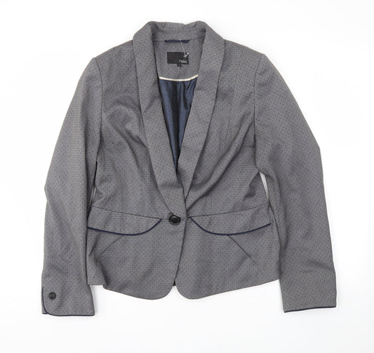NEXT Womens Grey   Jacket Blazer Size 14