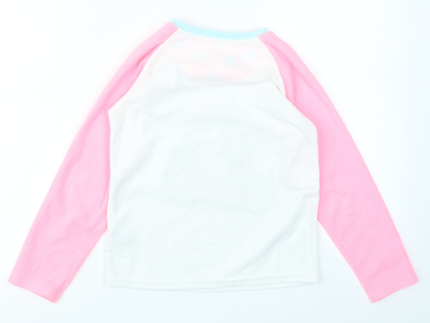 Primark Girls Pink Colourblock  Top Pyjama Top Size 7-8 Years  - Unicorn