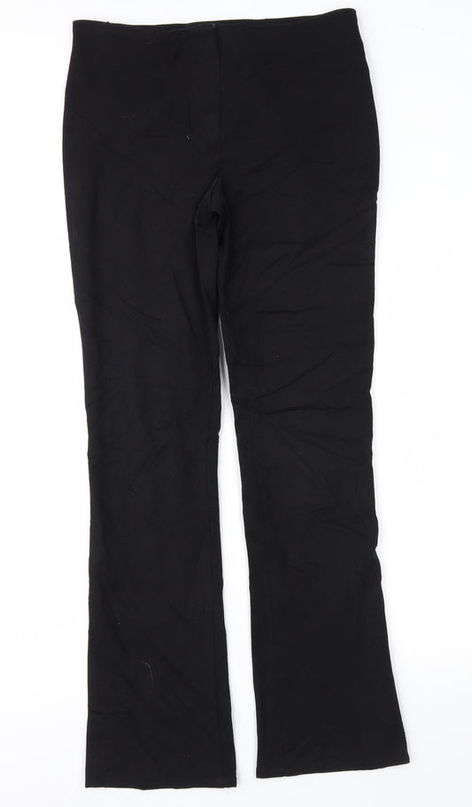 Marks and Spencer Womens Black   Trousers  Size 10 L28 in