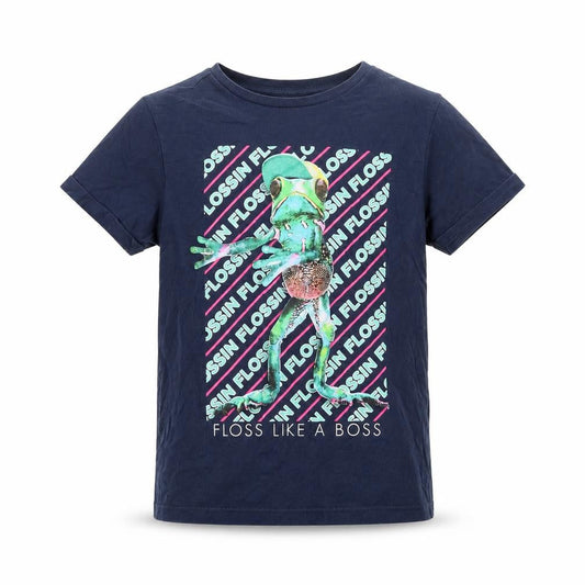 George Girls Blue   Basic T-Shirt Size 9-10 Years