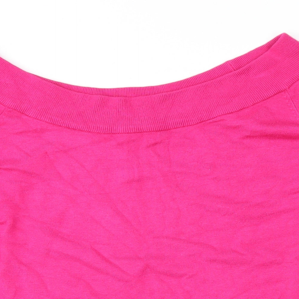 Debbie Morgan Womens Pink   Pullover Jumper Size XL