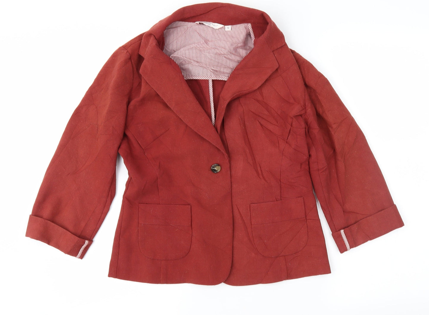 New Look Womens Brown   Jacket  Size 12