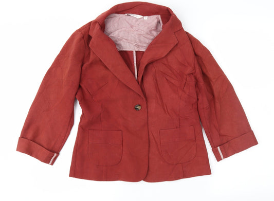New Look Womens Brown   Jacket  Size 12