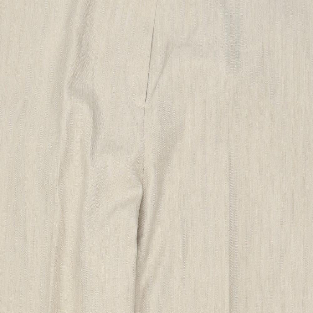 Marks and Spencer Womens Beige   Trousers  Size 20 L30 in