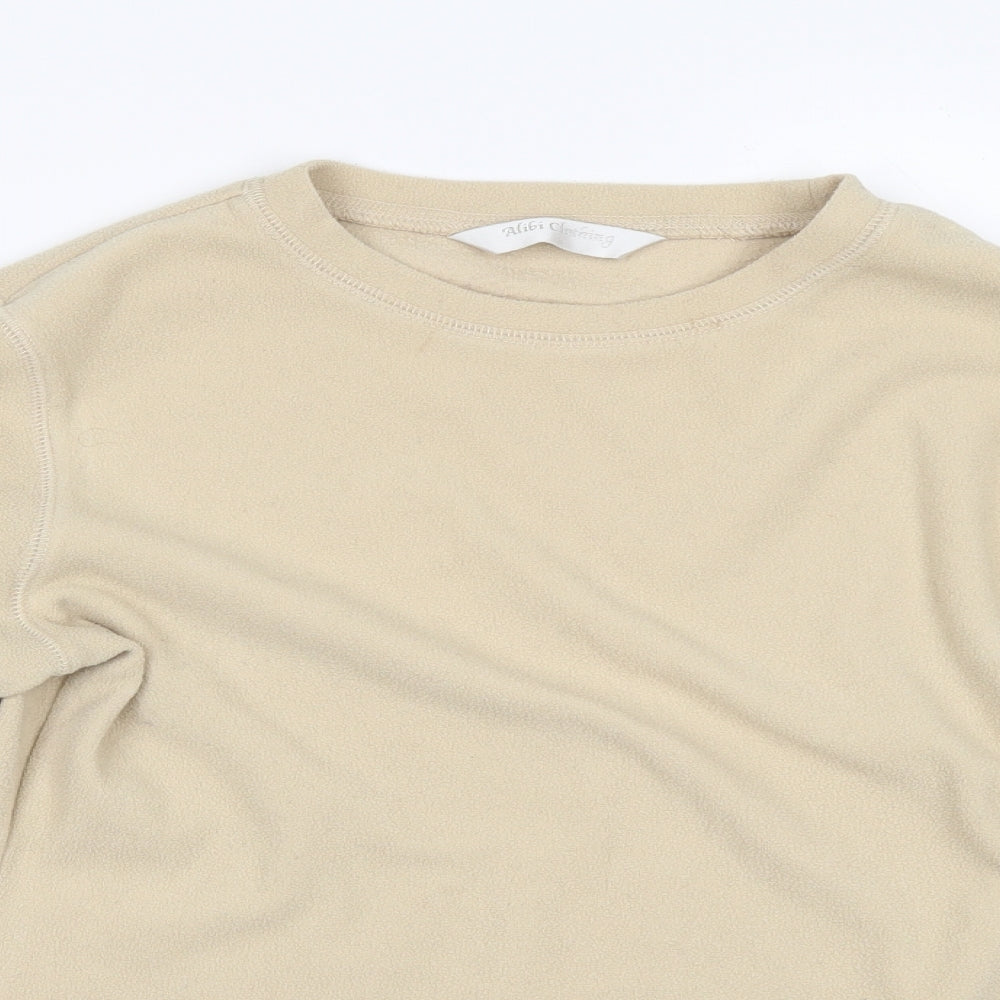 ALBI CLOTHING Womens Beige   Pullover Jumper Size S
