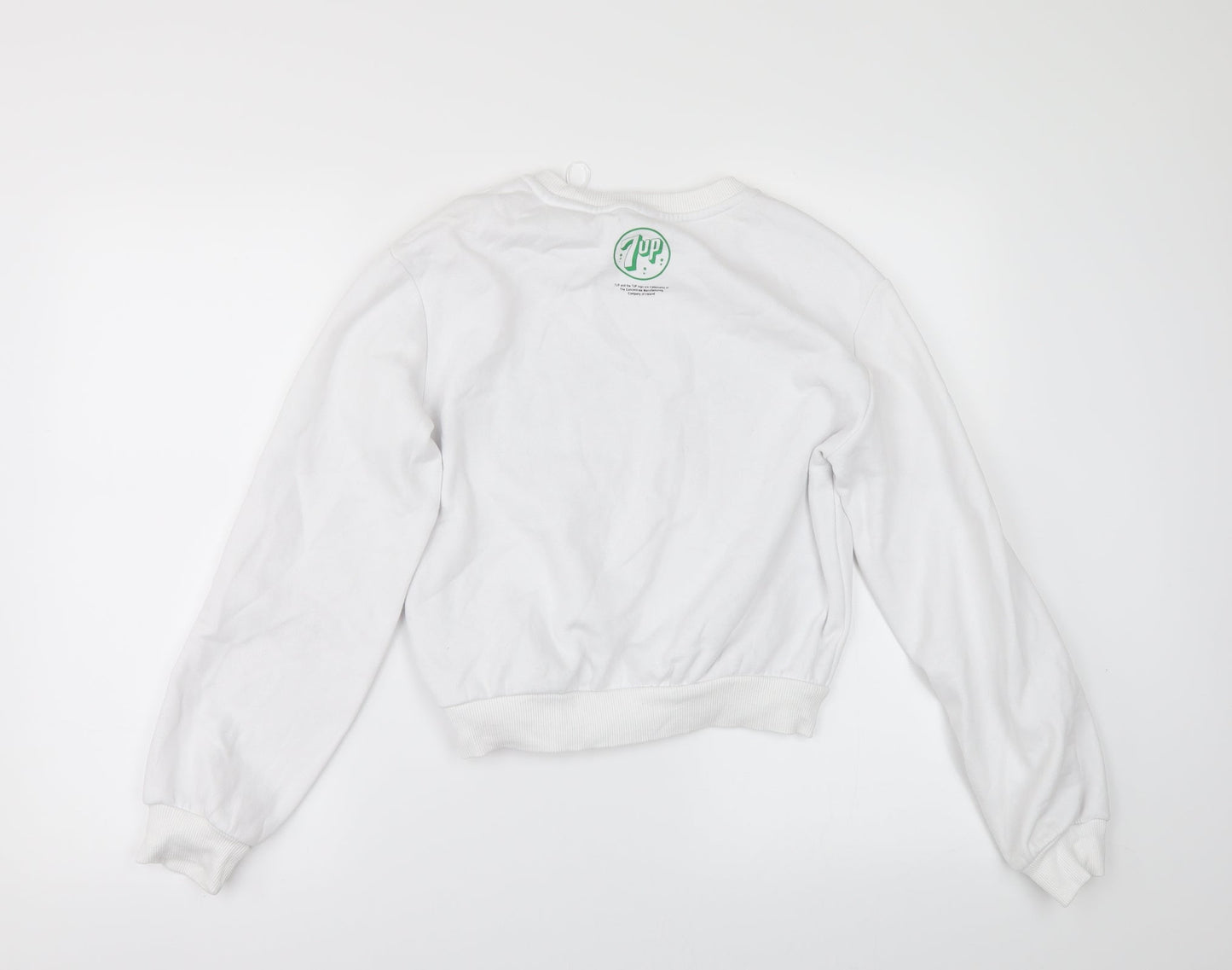 Divided by H&M Womens White   Pullover Sweatshirt Size XL  - 7UP