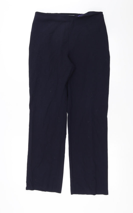 Marks and Spencer Womens Blue   Trousers  Size 12 L29 in