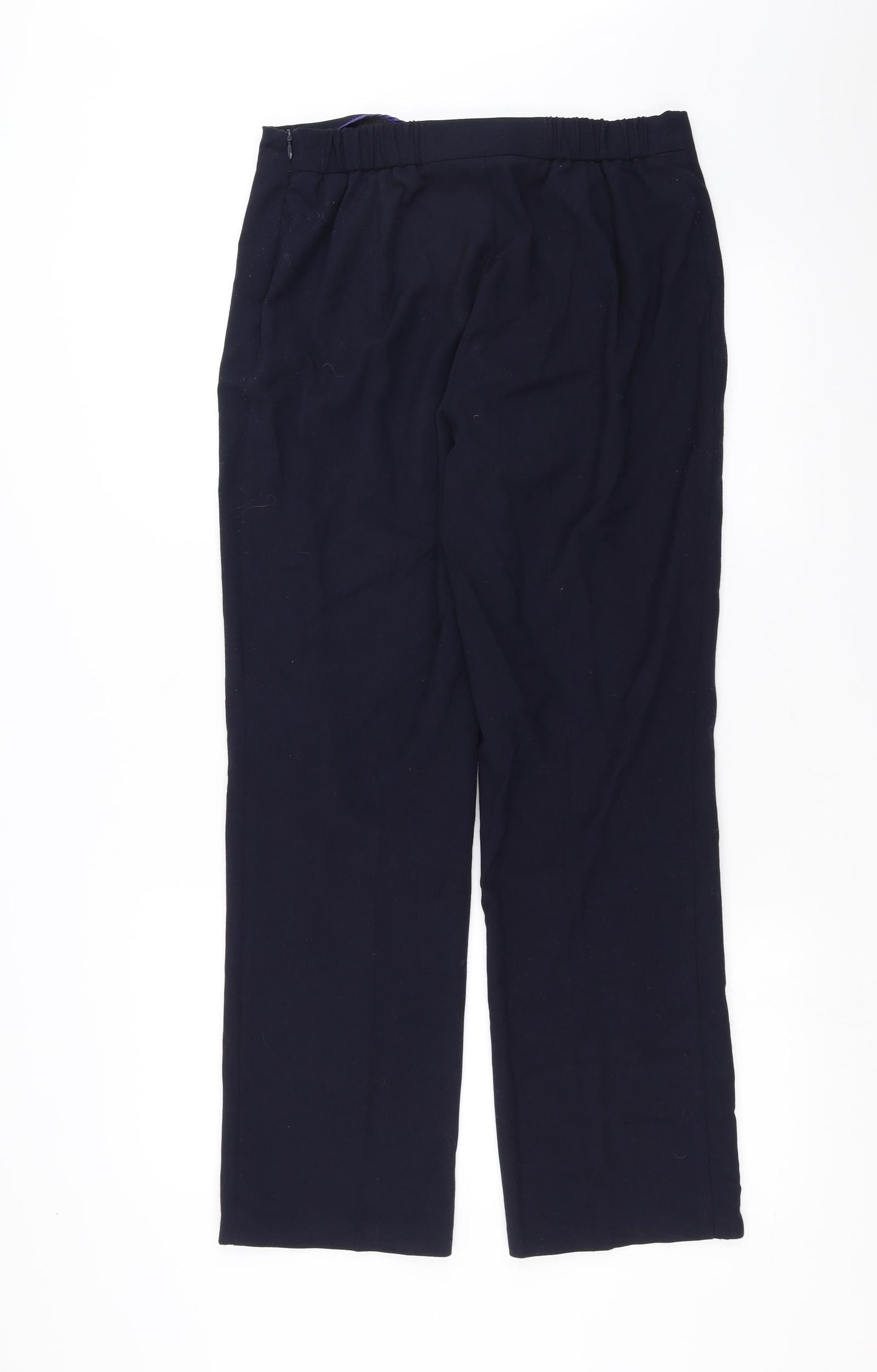 Marks and Spencer Womens Blue   Trousers  Size 12 L29 in