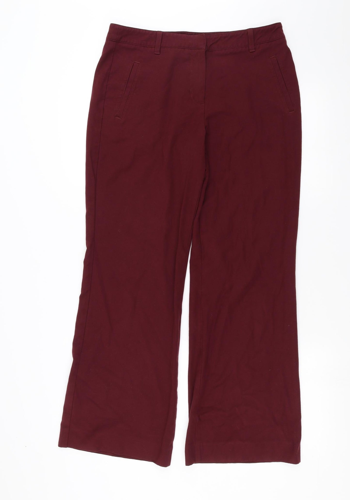 Marks and Spencer Womens Purple   Trousers  Size 12 L30 in