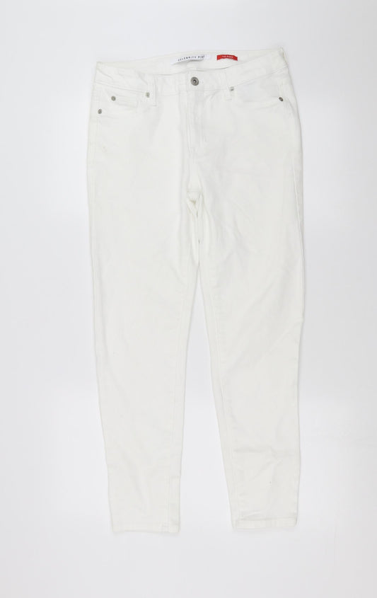 Celebrity Pink Womens White  Denim Skinny Jeans Size 29 in L26 in