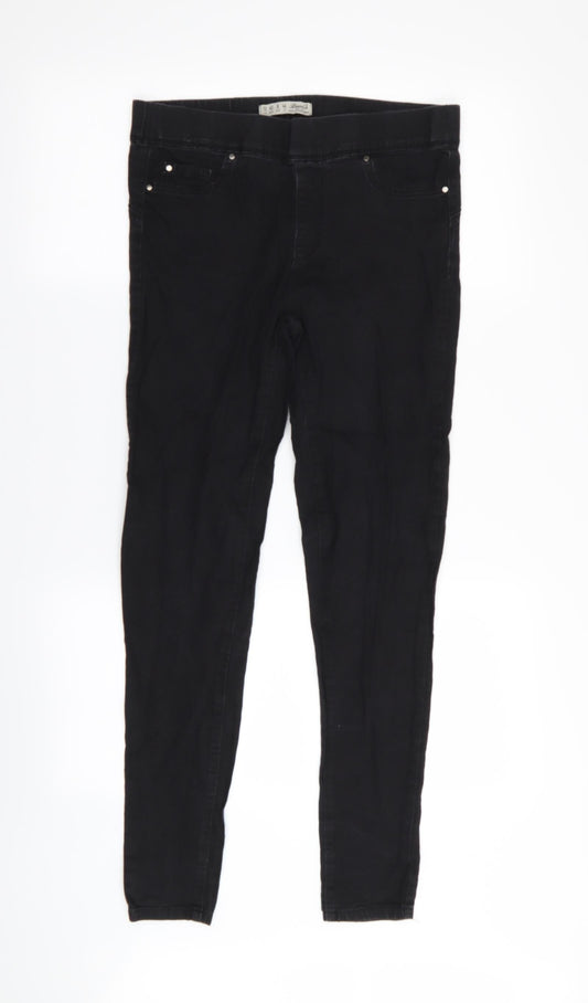 denim and co Womens Black   Jegging Leggings Size 12 L29 in