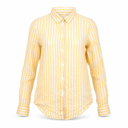 Divided by H&M Womens Multicoloured Striped  Basic Button-Up Size 4