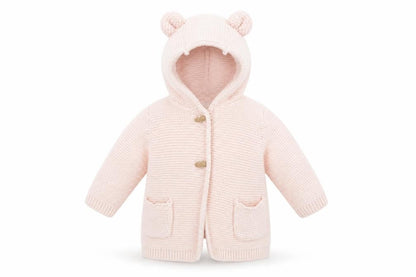 F&F Girls Pink  Knit Jacket Coatigan Size 6-9 Months