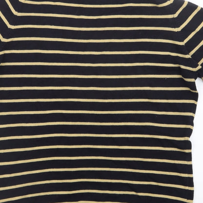 Preloved Planet Womens Blue Striped Knit Pullover Jumper Size S - Label