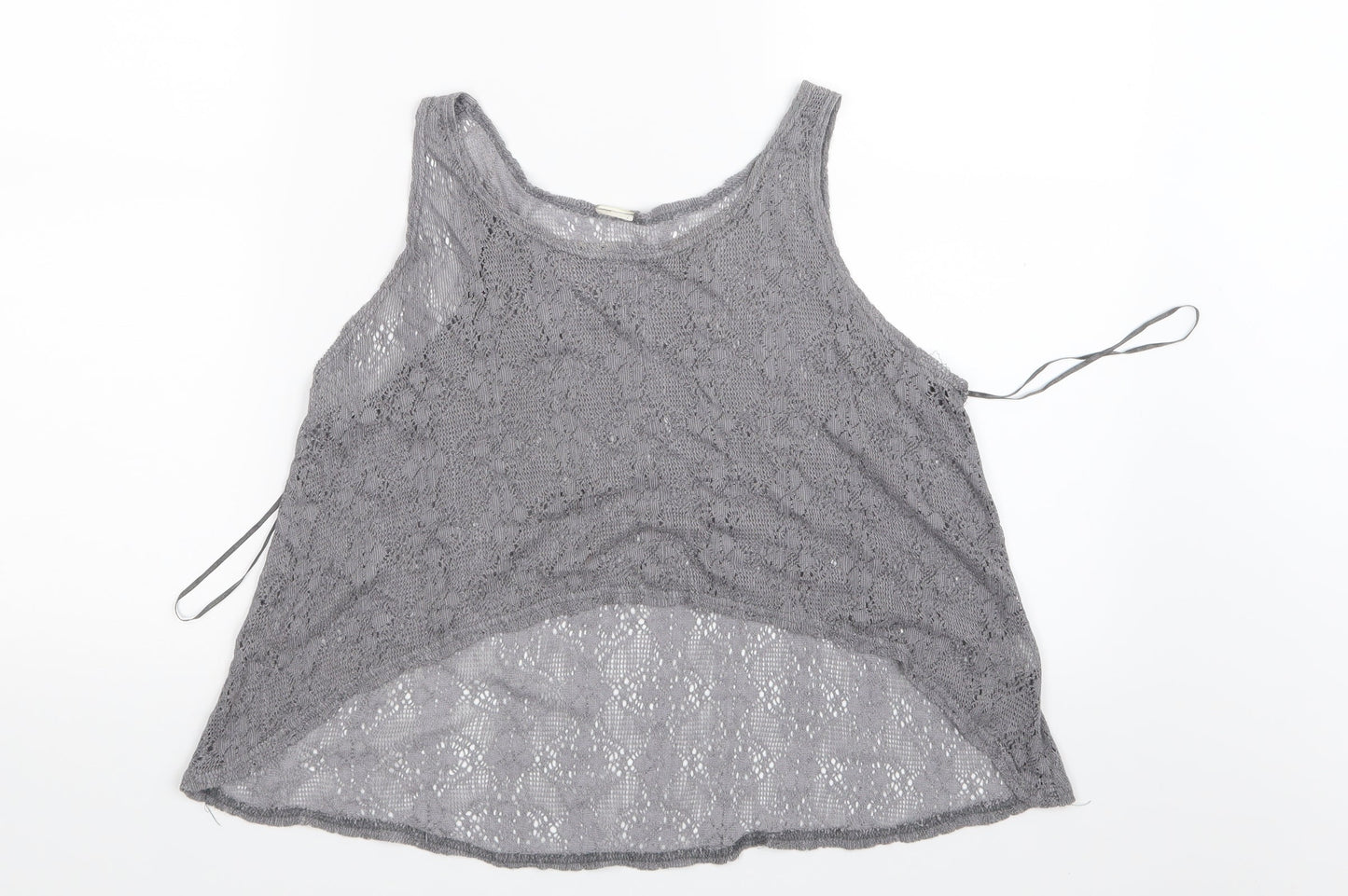Preworn Womens Grey   Cropped T-Shirt Size M