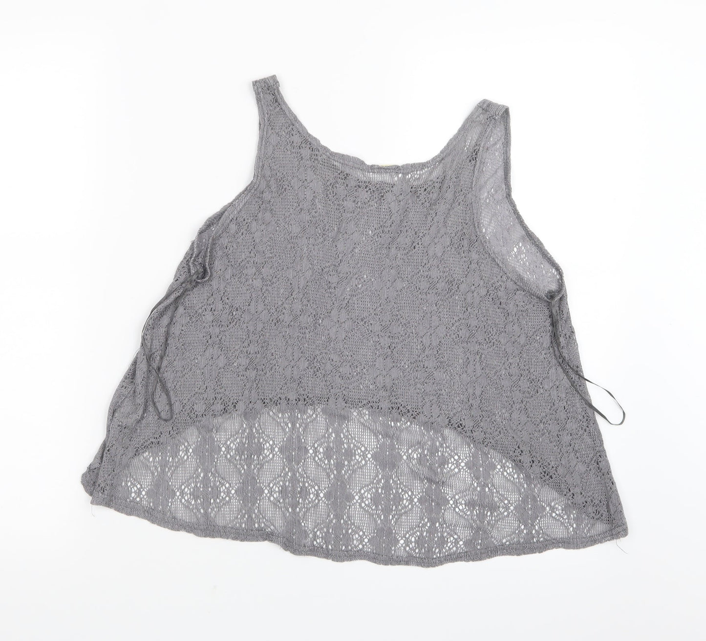 Preworn Womens Grey   Cropped T-Shirt Size M