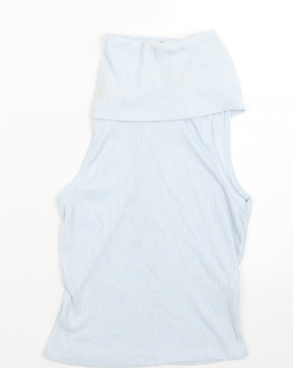 Preloved River Island Womens Blue   Basic T-Shirt Size 14 - Front