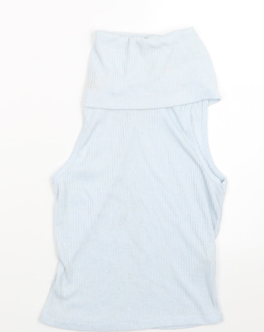 River Island Womens Blue   Basic T-Shirt Size 14