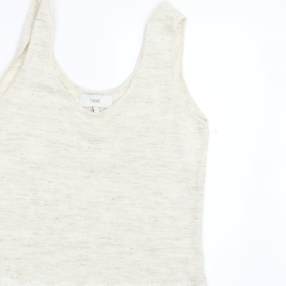 NEXT Womens Beige   Basic Tank Size 8